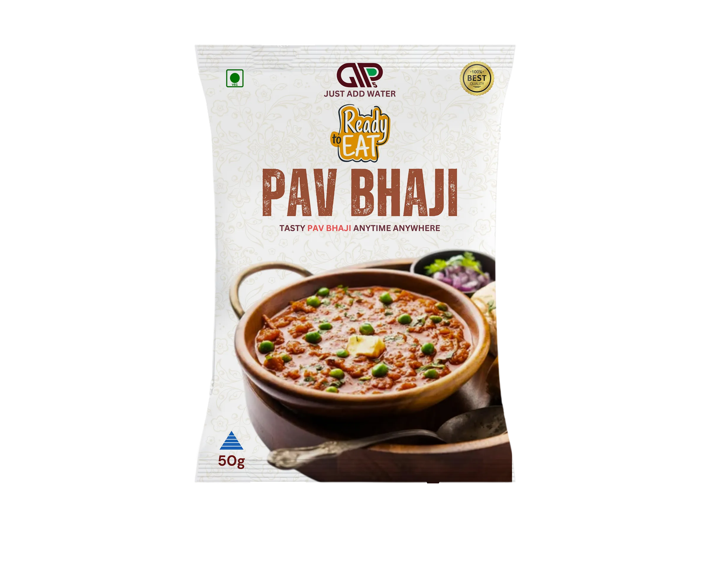Pav Bhaji Ready To Eat Pack
